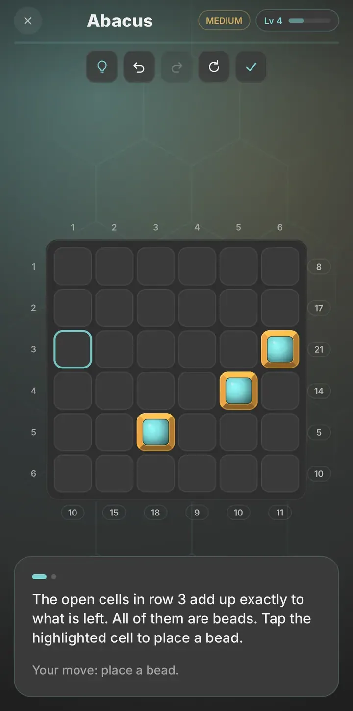 Abacus gameplay screenshot