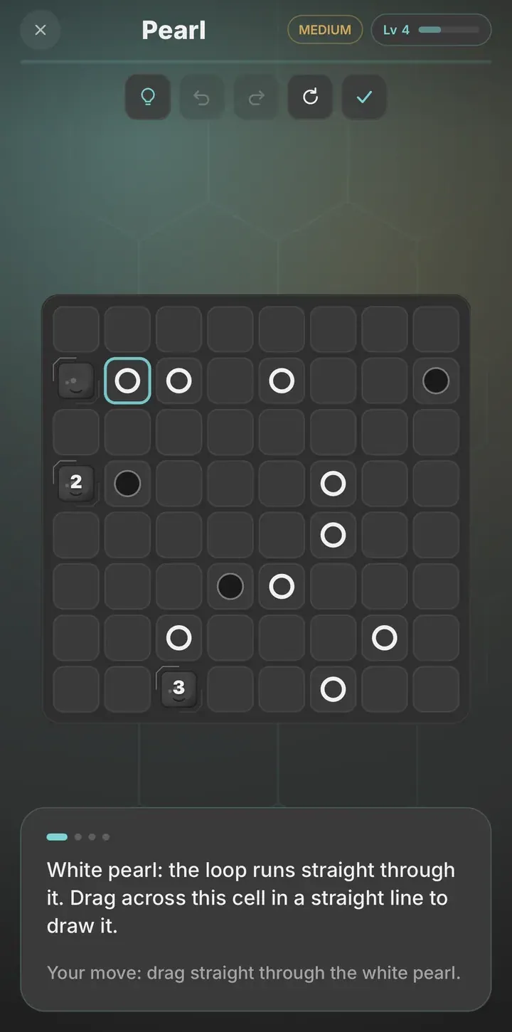 Pearl gameplay screenshot